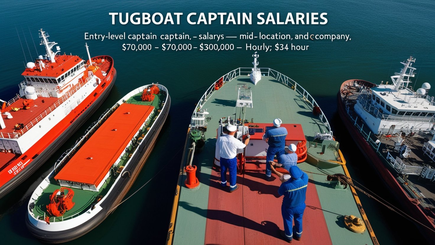 Tugboat Captain Salaries